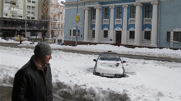 Kyjev zail o ulynulm vkendu pvaly snhu.