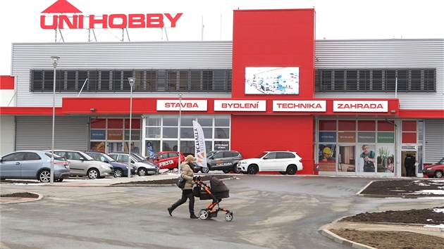 Nov hobbymarket v Jihlav.