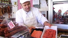 Řezník František Kšána starší. Řezník František Kšána starší.