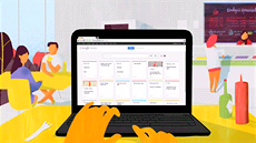 Barevná reklama na novou službu pro rychlé ukládání poznámek Google Keep Barevná reklama na novou službu pro rychlé ukládání poznámek Google Keep