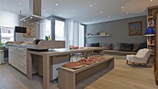 Centrum seversky pojatého bytu je soustředěno do velkého prostoru užívaného Centrum seversky pojatého bytu je soustředěno do velkého prostoru užívaného