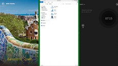 Ve Windows Blue lze rozdlit plochu jedné obrazovky na více ástí. Umouje to