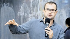 Jakub Špaňhel před šesti zahájoval svou výstavu v galerii Dole ostravského Jakub Špaňhel před šesti zahájoval svou výstavu v galerii Dole ostravského