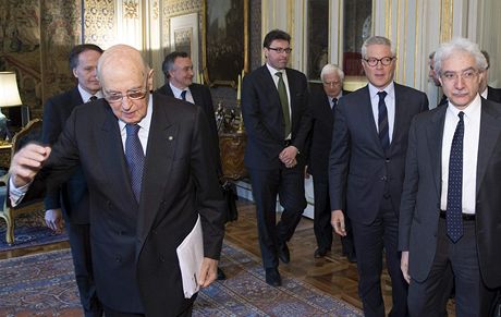 Italský prezident Giorgio Napolitano