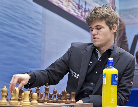 Norský achista Magnus Carlsen.