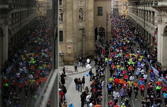 Snímek z loského Praského plmaratonu