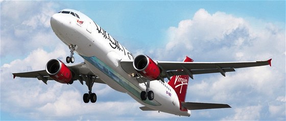Letadlo Virgin s prhlednou podlahou pro dsiv úasný výhled