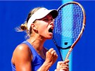 Tenistka Barbora Záhlavová - Strýcová pi turnaji ECM Prague Open (16. ervence