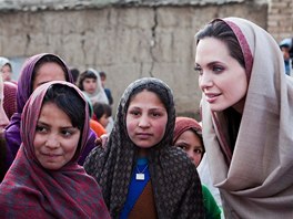Angelina Jolie v Kábulu