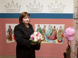 Manelka prezidenta Ivana Zemanov navtvila v Bratislav galerii (5. dubna...