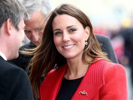 Thotná vévodkyn z Cambridge Catherine (5. dubna 2013)