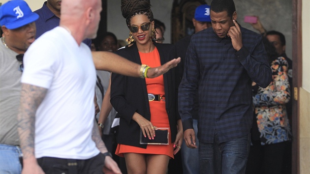 Beyonc a Jay-Z byli v Havan neustle obklopeni fanouky.