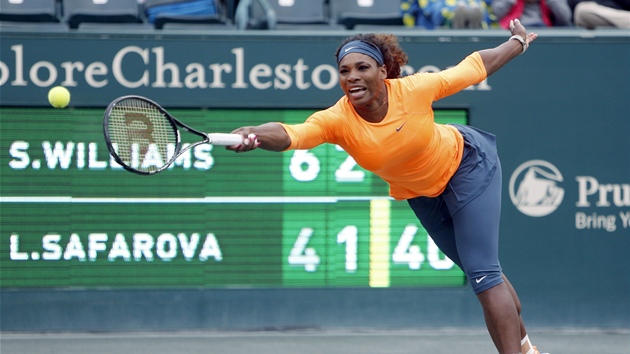 Serena Williamsov na turnaji v Charlestonu 