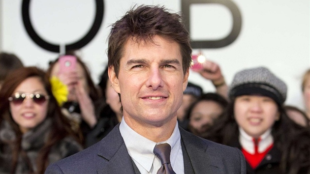 Tom Cruise na londnsk premie filmu Nevdom (4. dubna 2013)