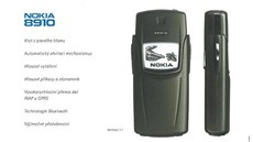 Dobový propaganí materiál pro model Nokia 8910