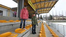 Slavnostní otevření fotbalových tribun v Dukovanech s novým zázemím. Slavnostní otevření fotbalových tribun v Dukovanech s novým zázemím.