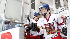Česká hokejistka Kateřina Flachsová nastupuje k utkání s Ruskem. Česká hokejistka Kateřina Flachsová nastupuje k utkání s Ruskem.