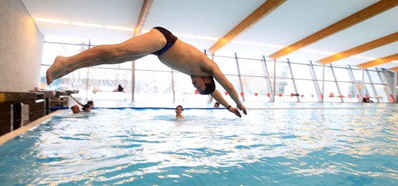 Slev si mohou uít i návtvníci litomylského bazénu. Foto: Michal Klíma, MAFRA