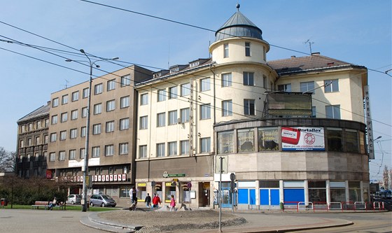 Souasná podoba Hotelu Palace v centru Ostravy.