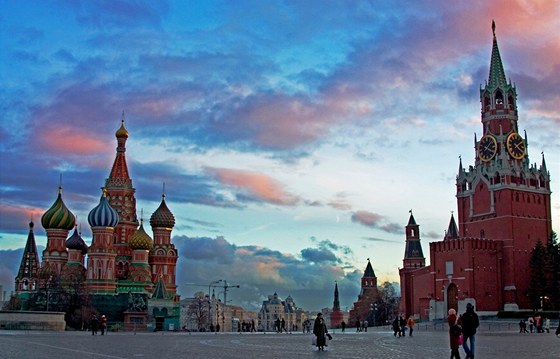 Chrám Vasila Blaeného v Moskv. Ilustraní snímek