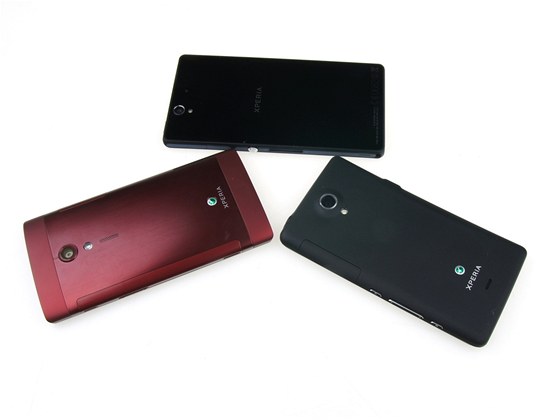 Sony Xperia Z, Xperia T a Xperia Ion