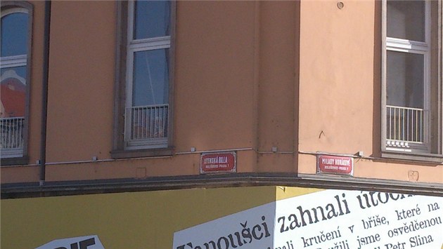 Ulice Letenské námstí se pejmenovala na Letenskou Billu.