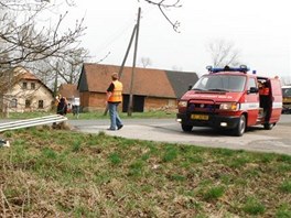 Nehoda v obci ernín  Hamerský mlýn na Jiínsku (18. 4. 2013)