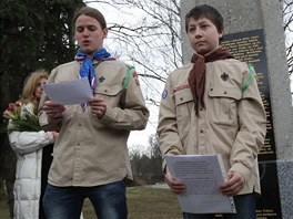 V Tricch na Olomoucku odhalili pomnk obtem holocaustu a zrove i