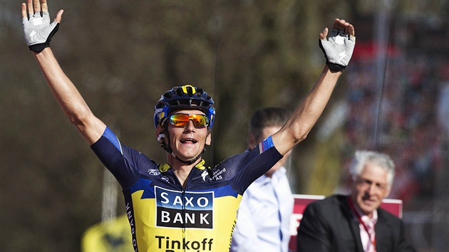 Cyklista Roman Kreuziger vyhrl po slovm niku vodn ardenskou klasiku Amstel Gold Race.