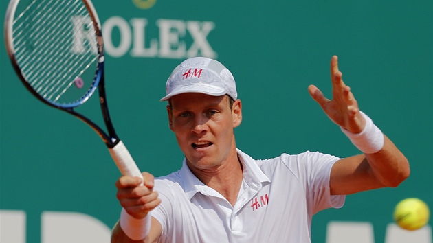 RAZANCE. Tom Berdych na turnaji v Monte Carlu. 