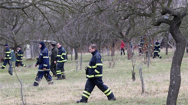 Do ptrn se zapojila tak ada profesionlnch a dobrovolnch hasi.