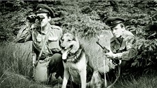 Příslušníci útvaru Pohraniční stráže na hranici s NSR (červenec 1982) Příslušníci útvaru Pohraniční stráže na hranici s NSR (červenec 1982)