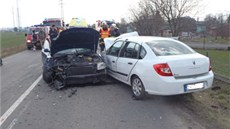 Tragická havárie tí aut u Paskova na Frýdecko-Místecku