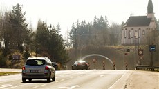 Hřebečský tunel při uzavírce Hřebečský tunel při uzavírce