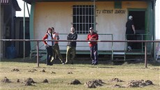 Na fotbalovém hřišti ve Větrném Jeníkově řádí krtci. Travnatou plochu rozryli Na fotbalovém hřišti ve Větrném Jeníkově řádí krtci. Travnatou plochu rozryli