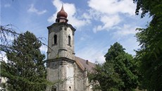 Kostel v Nové Vsi na Sokolovsku.
