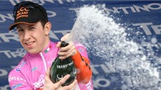 Josef Černý coby vedoucí muž etapového závodu Giro del Trentino. Josef Černý coby vedoucí muž etapového závodu Giro del Trentino.