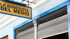 Proslulý havanský bar La Bodeguita del Medio