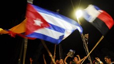 "Chavisté", podporovatelé socialistického kandidáta Madura, slavili volební