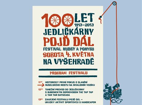 Sdruení Tap mlo k festivalu u natitné letáky, kdy piel z magistrátu zákaz slaovat Nuselský most.