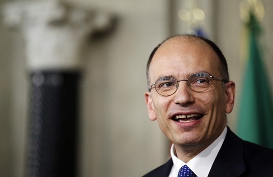 Italský premiér Enrico Letta.