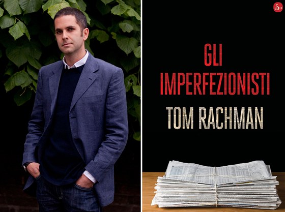 Autor Tom Rachman a italské vydání jeho knihy