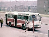 Vz M 11 na lince 119 asi v roce 1968 na práv dokonené Leninov tíd