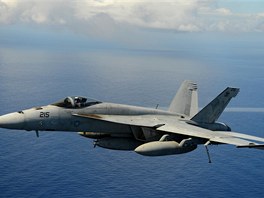 F/A-18E  Super Hornet mají pevnjí konstrukci trupu i podvozku. Mohou...