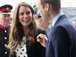 Thotná vévodkyn z Cambridge Catherine a její manel princ William (26. dubna...