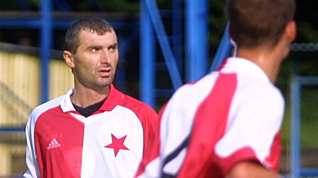 Fotbalista Slavie Praha Jan Suchoprek (18. ervna 2003)