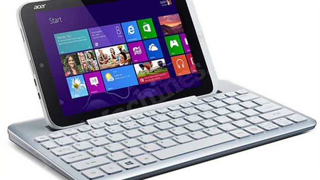 Osmipalcov tablet Acer Iconia W3 s dokovac klvesnic