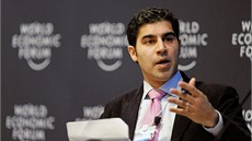 Parag Khanna, autor textu, na Svtovém ekonomickém fóru v roce 2011