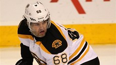 Jaromír Jágr z Bostonu při neúspěšném návratu do Philadelphie Jaromír Jágr z Bostonu při neúspěšném návratu do Philadelphie