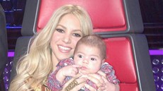 Shakira je porotkyní v souti The Voice a do kesla vzala i svého syna Milana. 